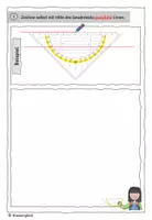 Vorschau - Arbeitsblätter - Umgang mit dem Geodreieck (rechter Winkel, Senkrechte, Parallele) - Seite 3