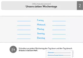 Vorschau - Arbeitsblätter - Meine Kalender-Werkstatt (ab Klasse 2) - Seite 2
