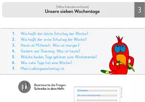 Vorschau - Arbeitsblätter - Meine Kalender-Werkstatt (ab Klasse 2) - Seite 3