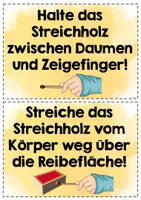 Vorschau - Arbeitsblätter - Sicherer Umgang mit Streichhölzern - Seite 3