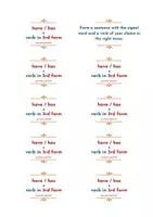 Vorschau - Arbeitsblätter - signal words - perfect tenses - study cards - WabiSabiTeacher - Seite 2