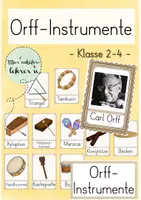 Vorschau - Bildkarten - Orff-Instrumente (Bildkarten) - Deckblatt