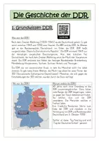 Vorschau - Arbeitsblätter - Stationenlernen - Tag der Deutschen Einheit / Die Geschichte der DDR (interaktives Material/Stationentraining mit QR-Codes) - Seite 1