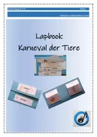 Vorschau - Arbeitsblätter - Lapbook - Karneval der Tiere - Musikhören - Deckblatt