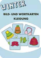 Vorschau - Arbeitsblätter - Bildkarten (Wortschatz: Kleidung) - Seite 1