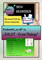 Vorschau - Interaktives Material - Sich begrüßen - Deckblatt