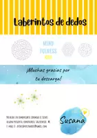 Vista previa - Manualidades / Dibujos para colorear - Circuito de la Calma para dedos | Actividad sensorial TEA -TDAH - página 1