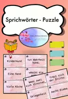 Vorschau - Spiele - Sprichwörter - Puzzle - Deckblatt