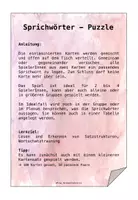 Vorschau - Spiele - Sprichwörter - Puzzle - Seite 1