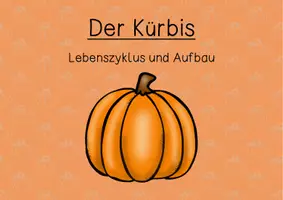 Vorschau - Arbeitsblätter - Kürbis Klettmappen - Deckblatt