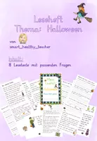 Vorschau - Arbeitsblätter - Leseheft Herbst und Halloween - Deckblatt