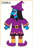 Vista previa - Juegos / Gamificación - Actividad de Halloween, una bruja muy simpática - página 2