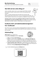 Vorschau - Arbeitsblätter - Kaufmann Groß- und Außenhandelsmanagement- Einfühlen in den Alltag - Seite 1