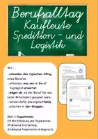 Vorschau - Arbeitsblätter - Kaufleute für Sepdition und Logistik- Einfühlen in den Alltag - Deckblatt