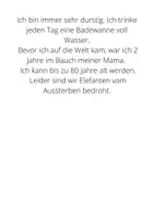 Vorschau - Arbeitsblätter - Mein Name ist Elefant - Seite 1