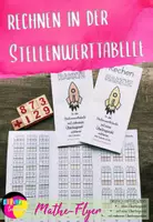 Vorschau - Arbeitsblätter - Addieren in der Stellenwerttabelle ohne/mit Übertrag ZR100 - Deckblatt