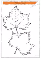 Vorschau - Mal- und Bastelvorlagen - Laubblätter - Prickelvorlagen _ Vorschule/Klasse 1 - Seite 3