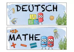 Vorschau - Anderer Materialtyp - Stundenplan Ozean Frau Minimin - Seite 1