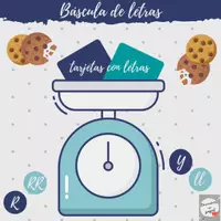 Vista previa - Juegos / Gamificación - Báscula de letras. Conciencia fonológica - página 1