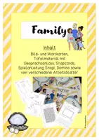 Vorschau - Arbeitsblätter - Materialpaket Family - Deckblatt