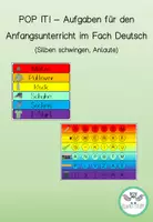 Vorschau - Spiele - POP IT! Anfangsunterricht Deutsch - Deckblatt