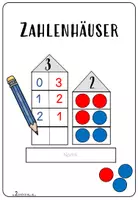 Vorschau - Arbeitsblätter - Arbeitsheft: Zahlzerlegung Zahlenraum bis 10 - Seite 1