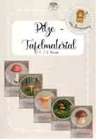 Vorschau - Poster - Pilze: Tafelmaterial (1./2. Klasse) - Deckblatt