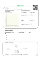 Vorschau - Arbeitsblätter - Einführung Vektoren (mit Lernvideo) - Deckblatt