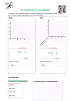 Vorschau - Arbeitsblätter - Anwendung von Vektoren im Koordinatensystem (mit Lernvideo) - Deckblatt