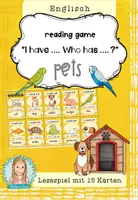 Vorschau - Spiele - Pets Englisch Lesespiel | I Have – Who Has? Pets | Haustiere Klasse 3-4 - Deckblatt