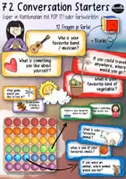 Vorschau - Spiele - Conversation Starters Game / POP-IT! und Würfelversion - Deckblatt
