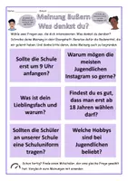 Vorschau - Arbeitsblätter - Sprechanlässe / Schreiben "Meinung äußern" - DaZ / Deutsch - Deckblatt