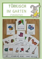 Vorschau - Präsentationen/Tafelbilder - Tafelbildkarten Garten türkisch - Deckblatt