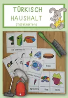 Vorschau - Präsentationen/Tafelbilder - Tafelbildkarten Haushalt türkisch - Deckblatt