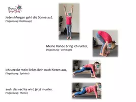 Vorschau - Arbeitsblätter - Happy Yoga Kids Sonnengruss Mein Tag beginnt voll Glück - Seite 2