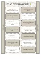 Vorschau - Arbeitsblätter - 3 Cartes à plier: Les Adjectifs Possessifs - Seite 2