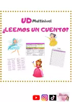 Vista previa - Unidades / Secuencias / Situaciones de Aprendizaje - UNIDAD DIDÁCTICA MULTINIVEL: ¿Leemos un cuento? - Portada