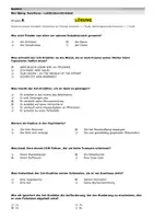Vorschau - Test - Lektüretest - Auerhaus von Bov Bjerg Lesetest Gruppe A/B mit Lösung - Seite 3
