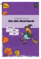 Vorschau - Bildkarten - Wortkarten: Die alte Moorhexe (Version 1) - Deckblatt