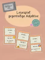 Vorschau - Spiele - Materialpaket Lesespiele Wortarten - Deckblatt