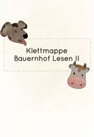 Vorschau - Arbeitsblätter - Klettmappe Bauernhof Lesen Bild Satz Zuordnung - Seite 1