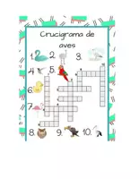 Vista previa - Juegos / Gamificación - CRUCIGRAMA NIÑOS - página 1