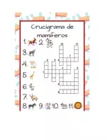 Vista previa - Juegos / Gamificación - CRUCIGRAMA NIÑOS - página 2