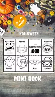 Vista previa - Manualidades / Dibujos para colorear - Halloween mini book - página 2