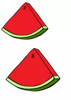 Vorschau - Fördermaterial/Inklusion - Zählen von 1 bis 10 mit Wassermelonen - Seite 1