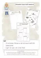 Vorschau - Stationenlernen - Stationenarbeit um Hauswirtschaft/AES kennenzulernen - Deckblatt