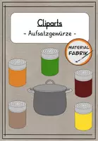 Vorschau - selbst erstellte Cliparts/Grafiken - Handgemalte Cliparts zum Thema "Aufsatzgewürze" - Deckblatt