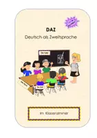 Vorschau - Fördermaterial/Inklusion - DaZ - Klassenzimmer: Gegenstände im Klassenzimmer - Deckblatt