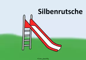 Vorschau - Präsentationen/Tafelbilder - Erstlesen Silbenrutsche PPTX - veränderbar - Seite 3