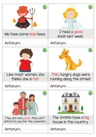 Vorschau - Spiele - Antonym and Synonym Task cards - Seite 3